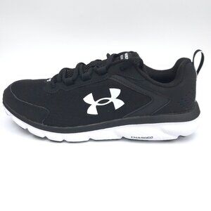 Under Armour Women's Charged Assert 9 Running Shoes (Black/White, Size 9)
